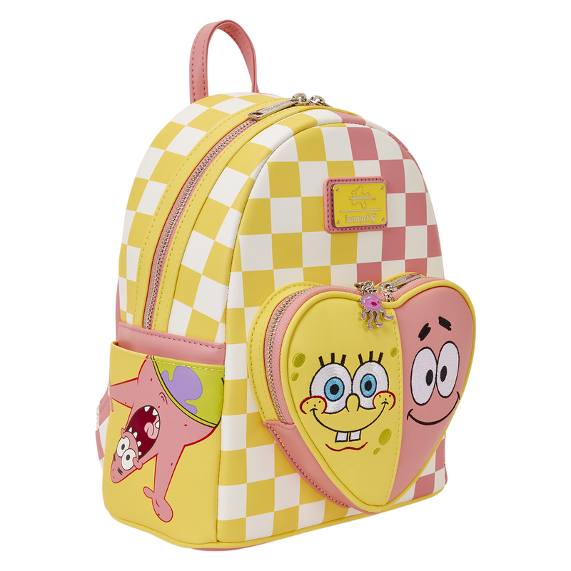 SpongeBob SquarePants & Patrick Star Checkered Mini Backpack, , hi-res view 4
