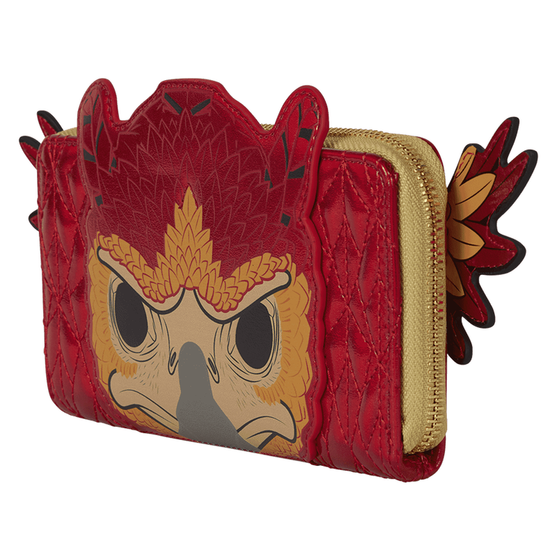 Funko Pop! By Loungefly Harry Potter Exclusive Fawkes Phoenix Cosplay Zip Around Wallet, , hi-res view 3