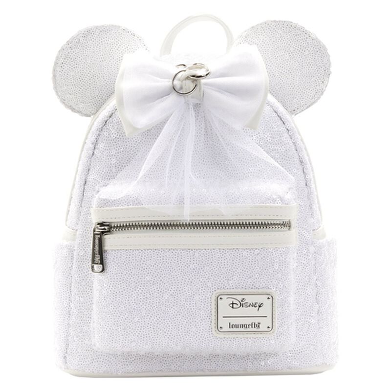 Minnie Mouse Sequin Wedding Mini Backpack