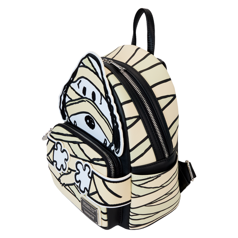【Loungefly】スヌーピー ミイラ ハロウィン 夜光 バックパック Peanuts Snoopy Mummy Cosplay Glow Mini Backpack | Loungefly