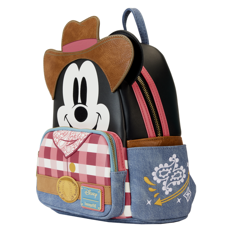 Western Mickey Mouse Cosplay Mini Backpack, , hi-res view 4