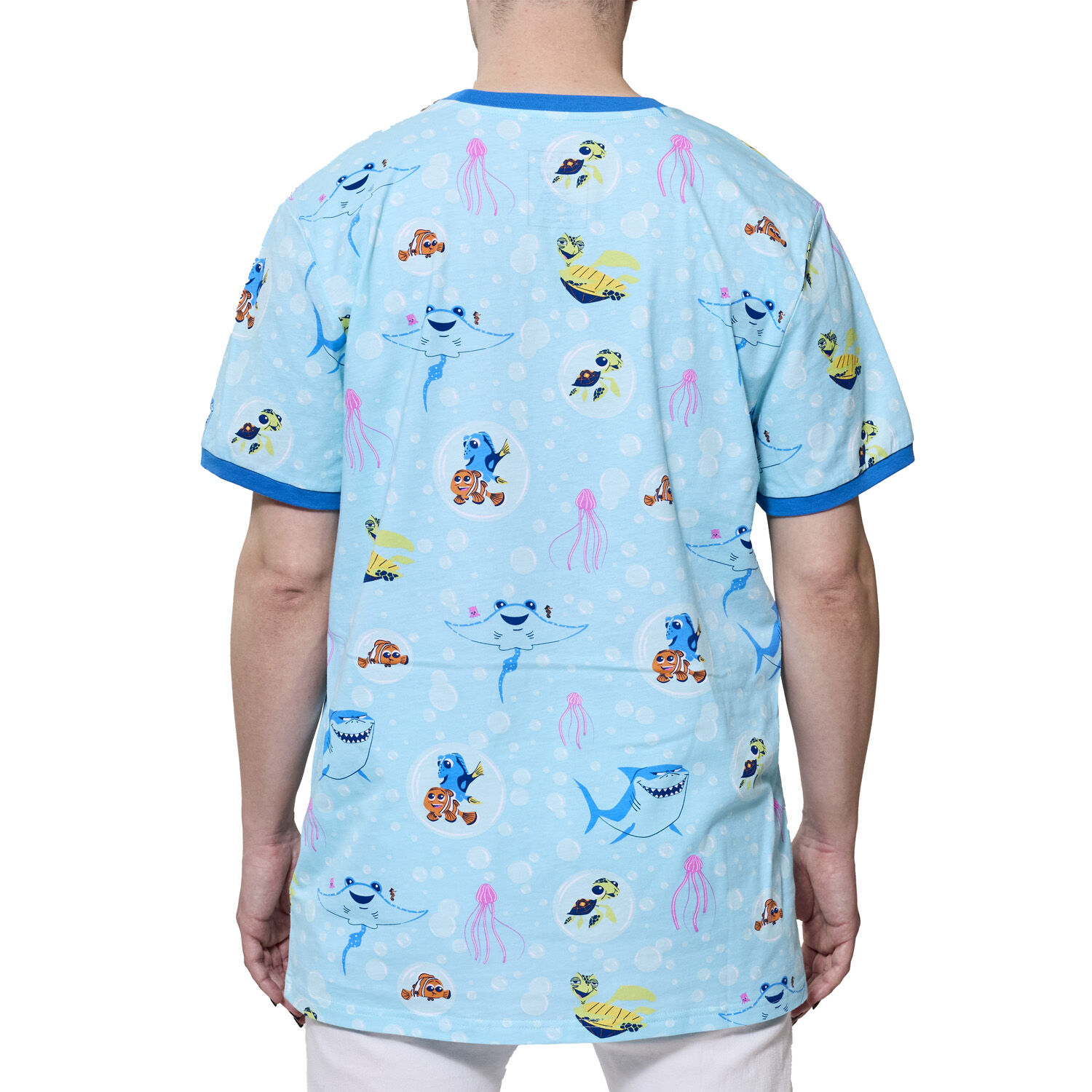 NF × LIQUIDROOM 20th ANNIVERSARY TEE　L Finding Nemo 20th Anniversary Bubbles All-Over Print Unisex