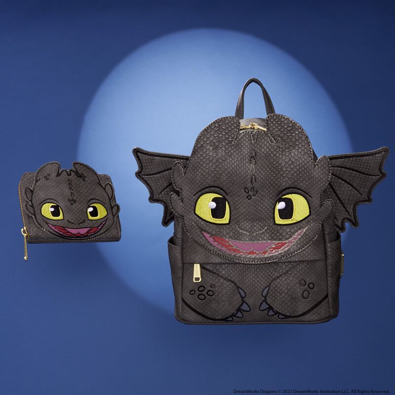 How to Train Your Dragon Toothless Cosplay Zip Around Wallet, , hi-res view 2
