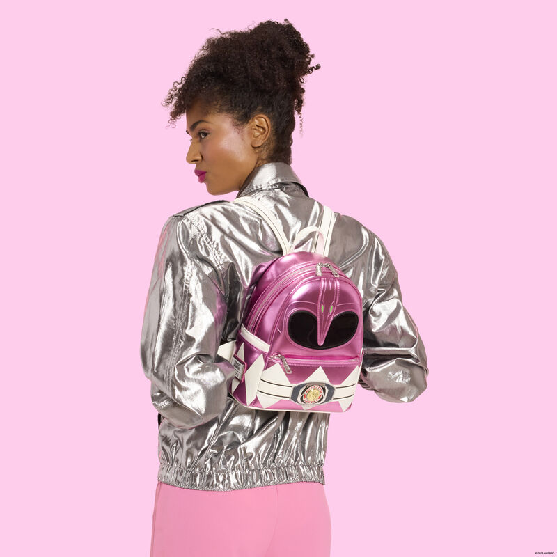 Power Rangers Pink Ranger Cosplay Mini Backpack | Loungefly
