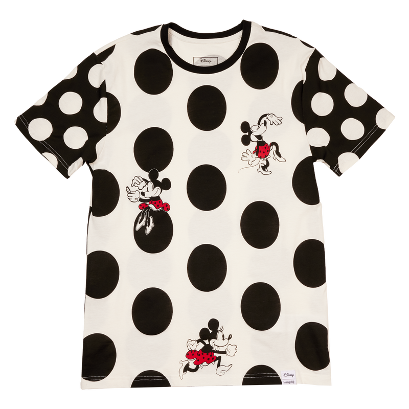 Minnie Mouse Rocks the Dots Classic All-Over Print Unisex Tee , , hi-res view 8