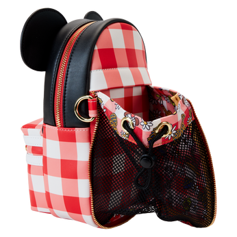 Minnie Mouse Picnic Blanket Cup Holder Crossbody Bag, Image 2