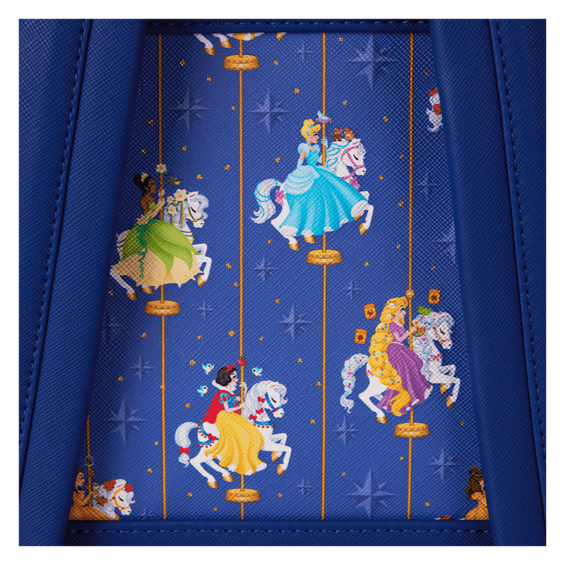 Disney Princess Carousel All-Over Print Drawstring Mini Backpack, , hi-res view 6