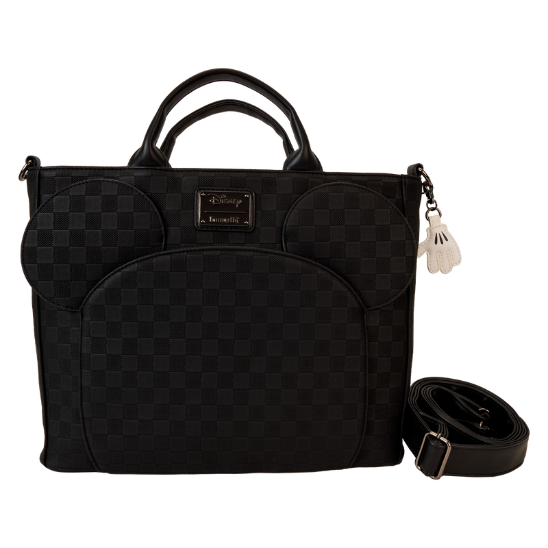 Mickey Mouse Checkered Texture Convertible Backpack & Tote Bag, , hi-res view 1
