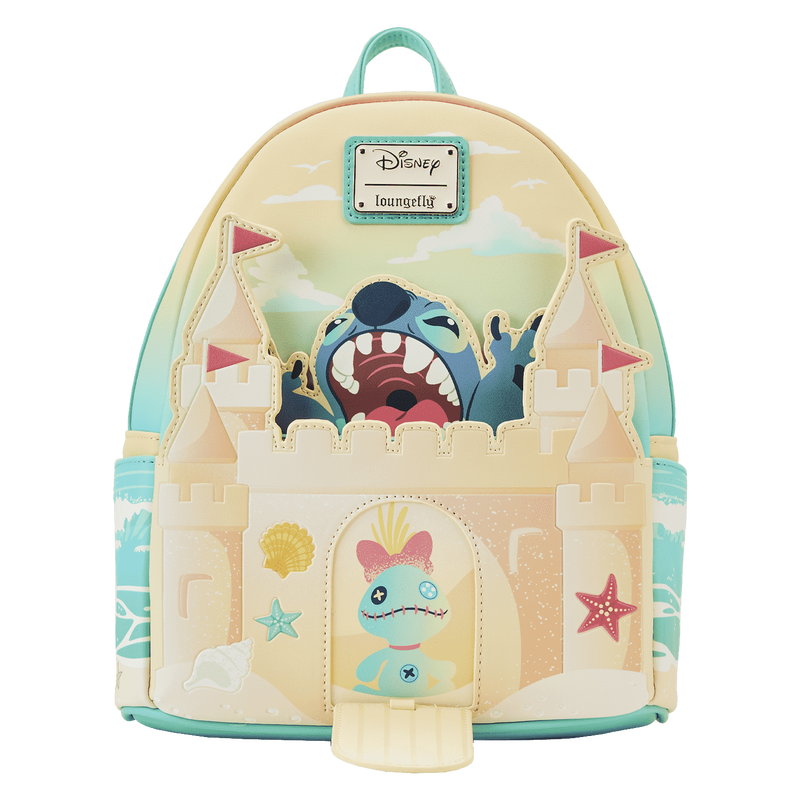 Stitch Sandcastle Beach Surprise Mini Backpack, , hi-res view 1