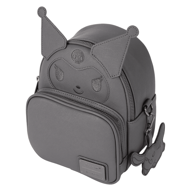 Sanrio Kuromi Monochrome Cosplay Convertible Mini Backpack & Crossbody Bag, , hi-res view 4