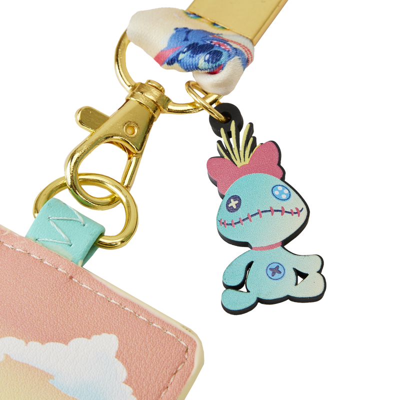 Stitch Sandcastle Lanyard with Card Holder, , hi-res view 3