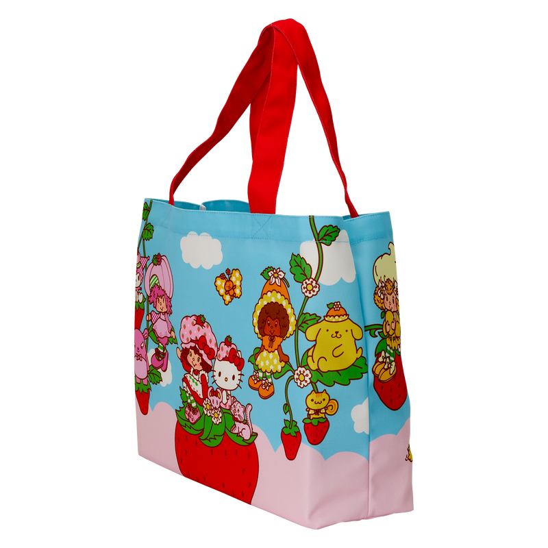 Sanrio Hello Kitty & Friends x Strawberry Shortcake Canvas Tote Bag, , hi-res view 4