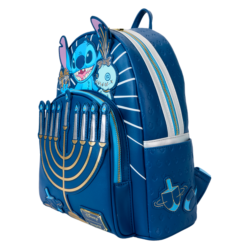 Stitch Hanukkah Menorah Light Up Mini Backpack, , hi-res view 4