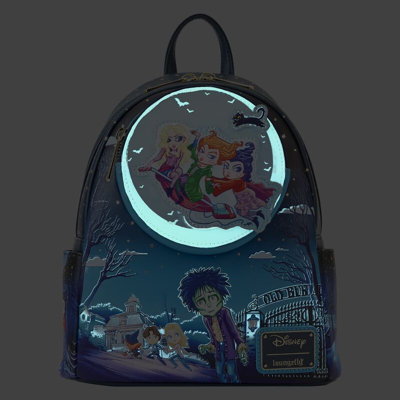 Hocus Pocus Poster Glow Mini Backpack, , hi-res view 3