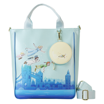 Peter Pan You Can Fly Glow Tote Bag With Coin Bag, Image 1