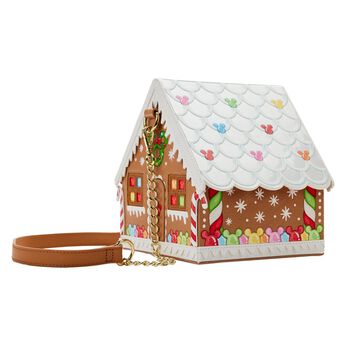 Stitch Shoppe Minnie Mouse Gingerbread House Crossbody Bag, Image 1