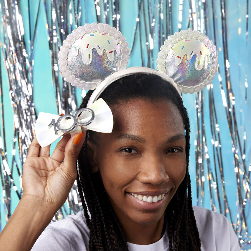 Disney100 Anniversary Celebration Cake Ear Headband, , hi-res view 3