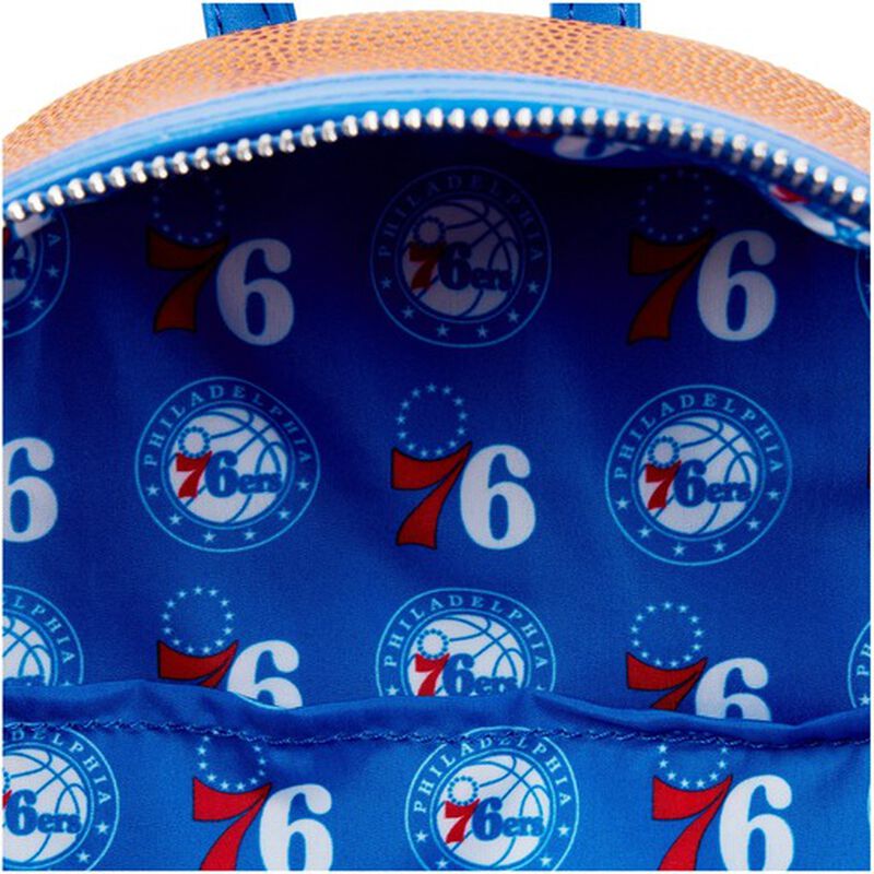 NBA Philadelphia 76ers Basketball Logo Mini Backpack, , hi-res view 5