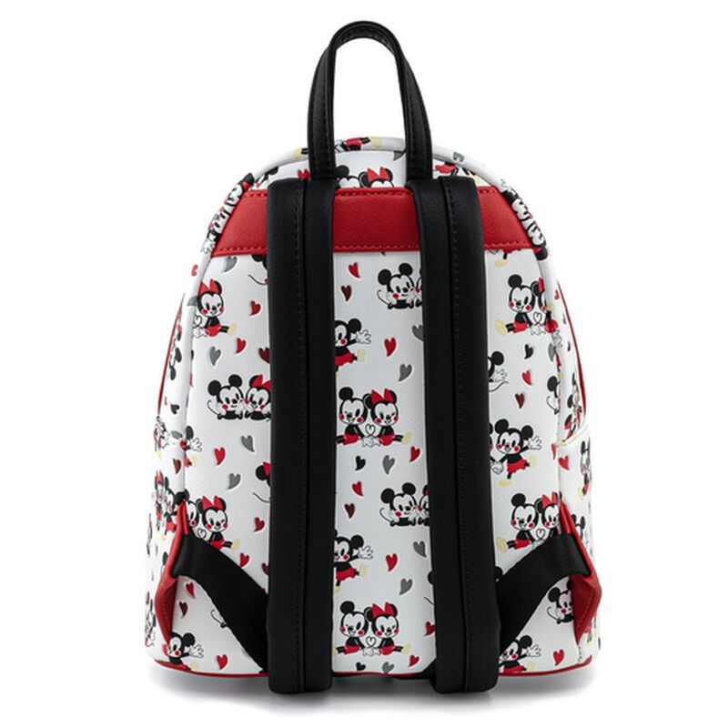 Disney Mickey & Minnie Mouse Love Heart AOP Mini Backpack, , hi-res view 4