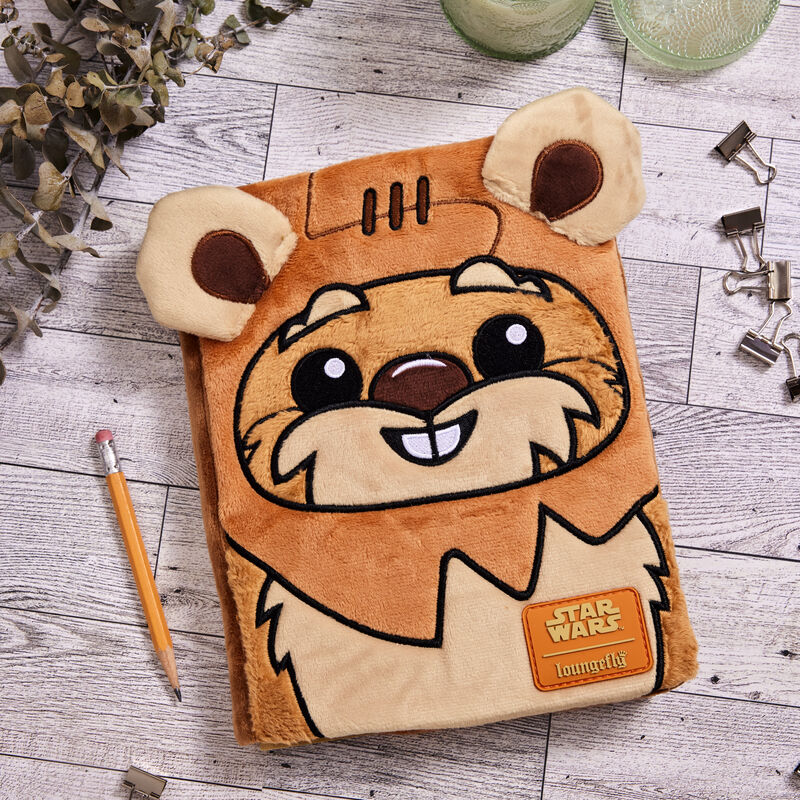 Star Wars: Return Of The Jedi Ewok Cosplay Plush Refillable Stationery Journal, , hi-res view 2