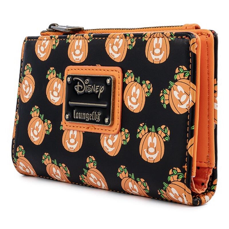 Disney Mickey-O-Lantern Glow in the Dark Flap Wallet, , hi-res view 4