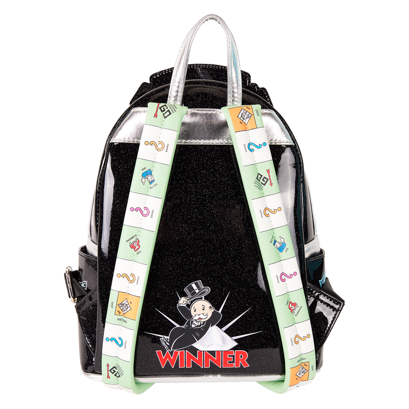 Monopoly 90th Anniversary Pennybags Glitter Cosplay Mini Backpack, , hi-res view 5