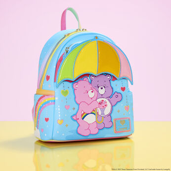 Care Bears Cheer Bear & Share Bear Rainbow Umbrella Mini Backpack, Image 2