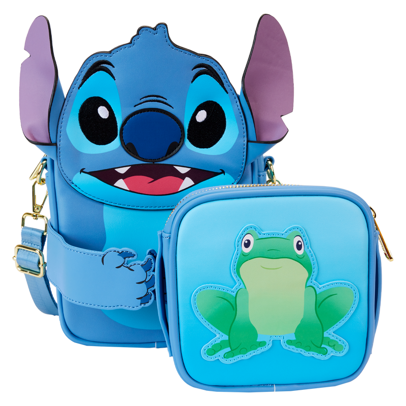 Stitch Camping Cuties Crossbuddies® Cosplay Crossbody Bag with Coin Bag, , hi-res view 4