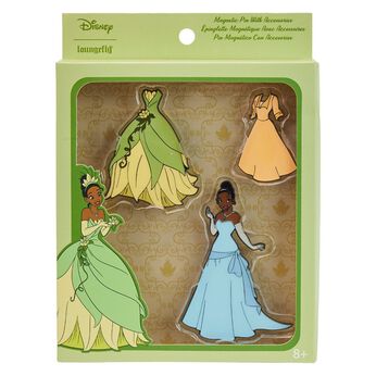 Tiana Paper Doll Magnetic Pin Set, Image 1
