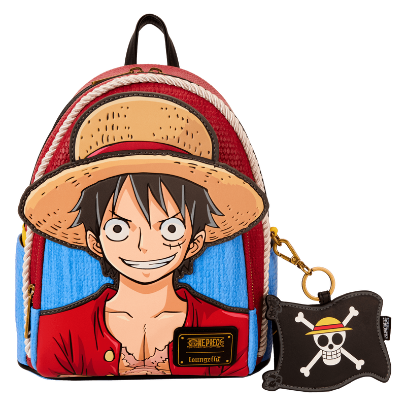 NYCC Limited Edition One Piece Luffy Cosplay Mini Backpack With Coin Bag, , hi-res view 1
