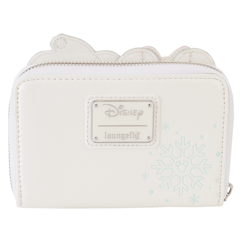 Mickey & Minnie Pastel Snowman Zip Around Wallet, , hi-res view 3