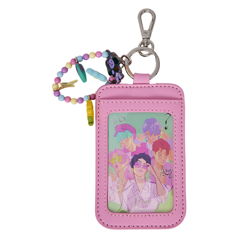 KPop Demon Hunters Exclusive Saja Boys All-Over Print Crossbody Bag with Photo Card Charm, , hi-res view 6