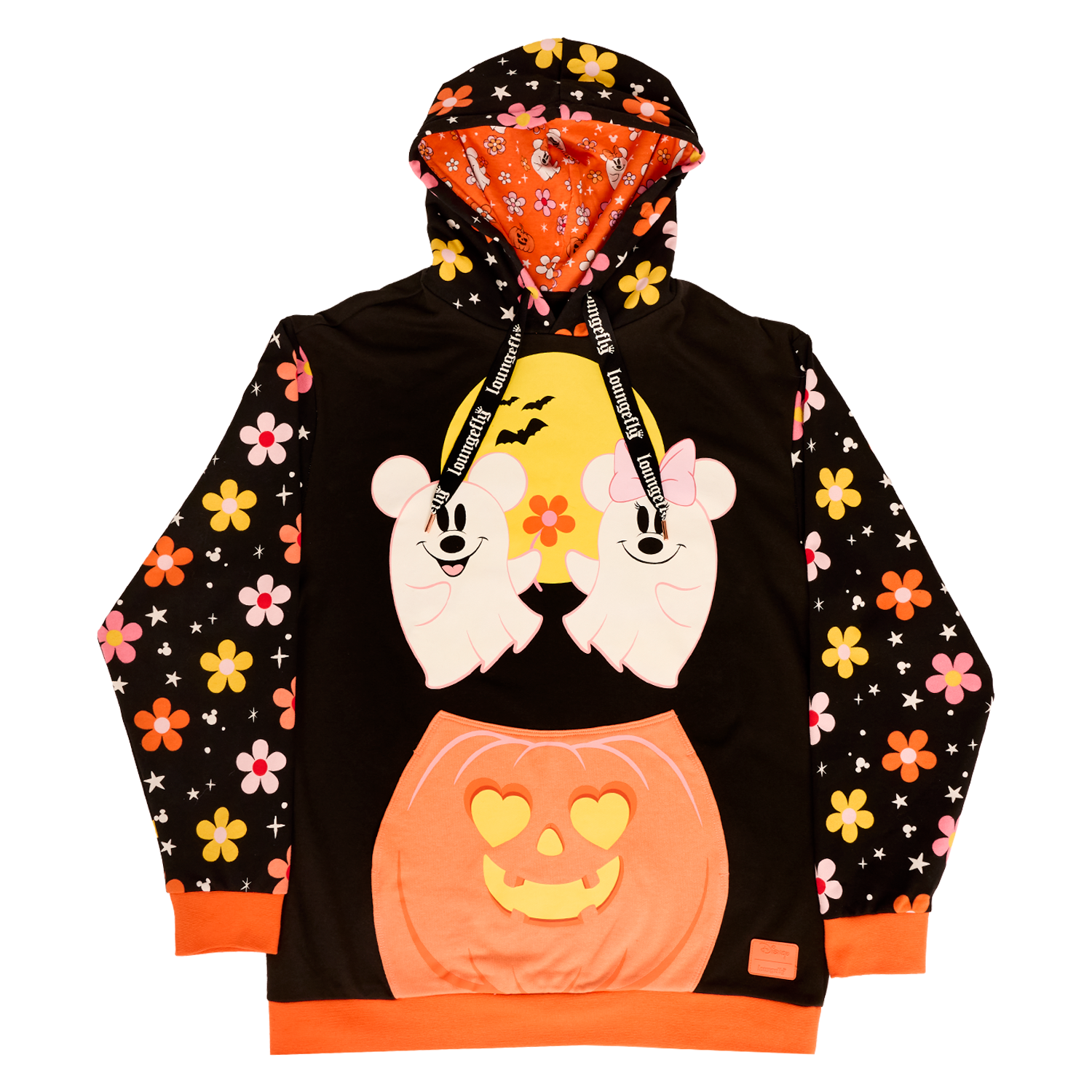 WDHD0060-LFDISNEYMINNIEANDMICKEYGHOSTHALLOWEENUNISEXHOODIEFRONT