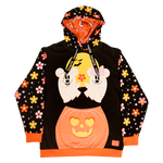Mickey & Minnie Floral Ghost Glow Unisex Hoodie, , hi-res view 5