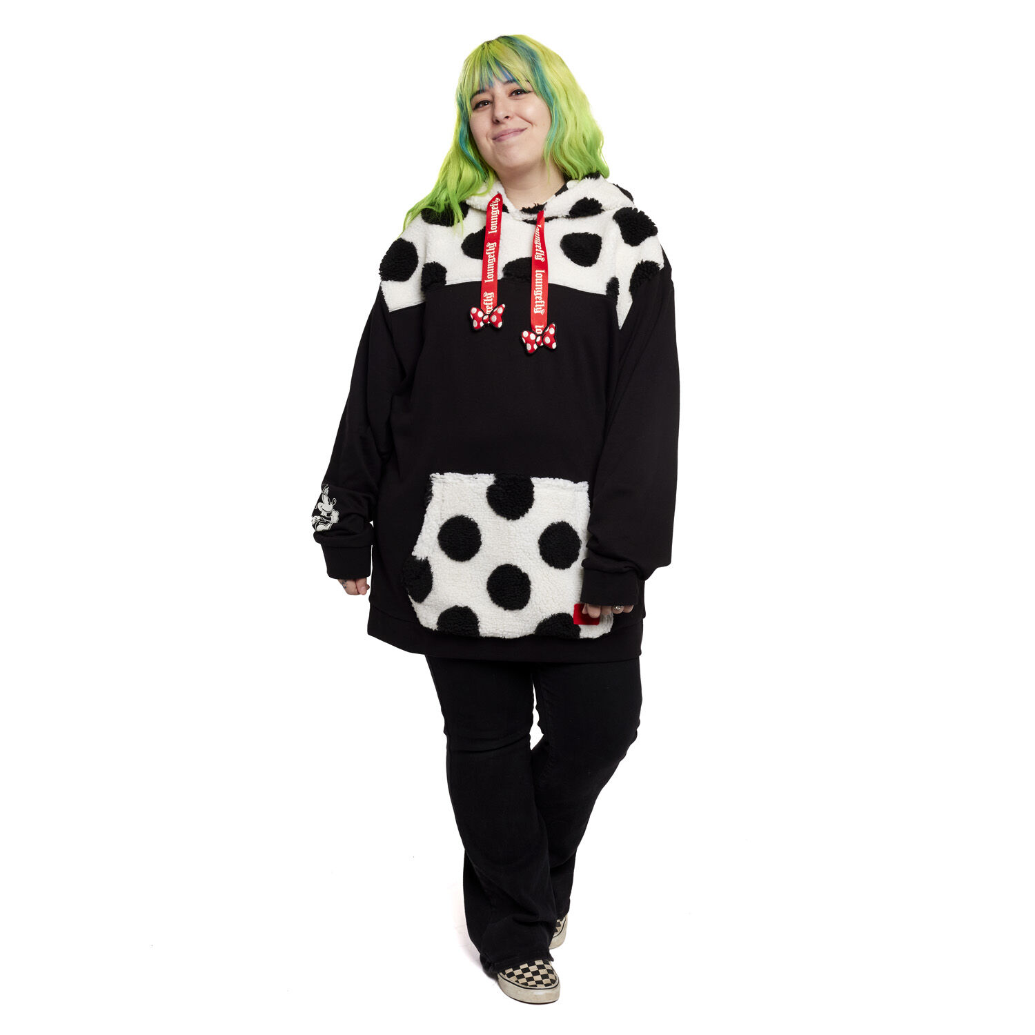 Minnie Mouse Rocks the Dots Classic Sherpa Unisex Hoodie Minnie Mouse Rocks the Dots Classic Sherpa Unisex Hoodie