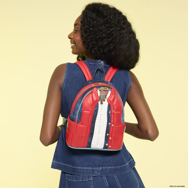 bloungefly mini backpack futuire ideas Loungefly Universal Back to the Future Light-Up DeLorean - 707 Street Exclusive Inspired by Marty McFlys iconic Western attire Loungefly Universal Back to The