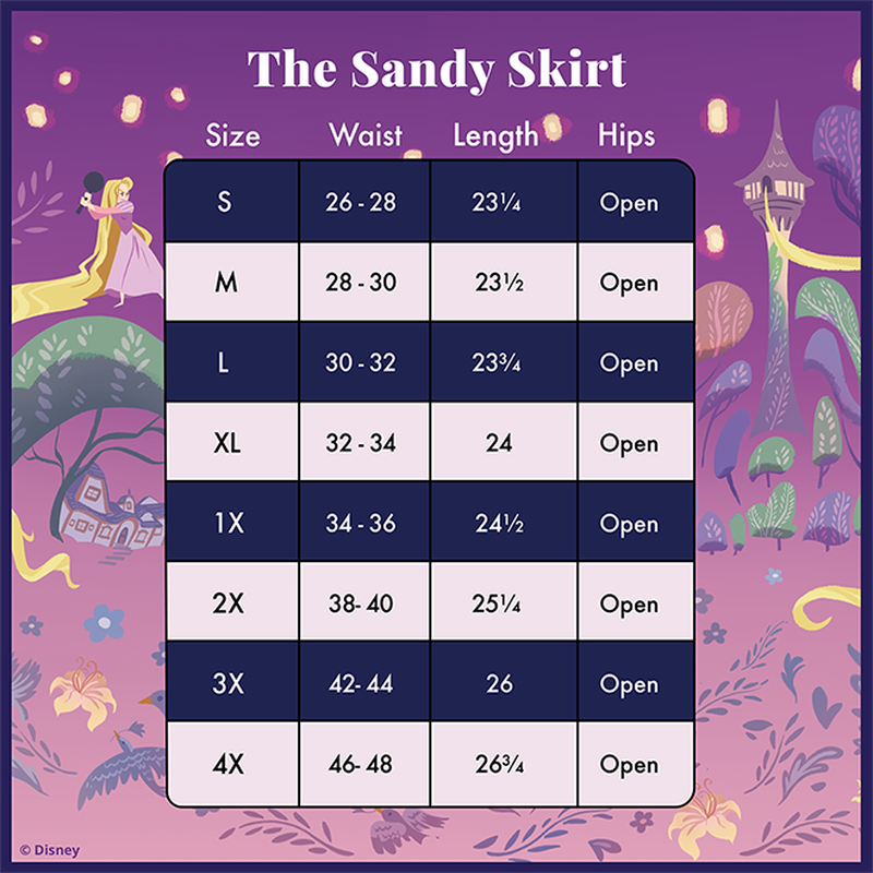 Stitch Shoppe Story of Rapunzel Sandy Skirt, , hi-res view 3