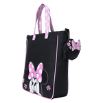 Minnie Mouse Floral Rock The Dots Tote Crossbody Bag With Coin Bag, , hi-res view 3