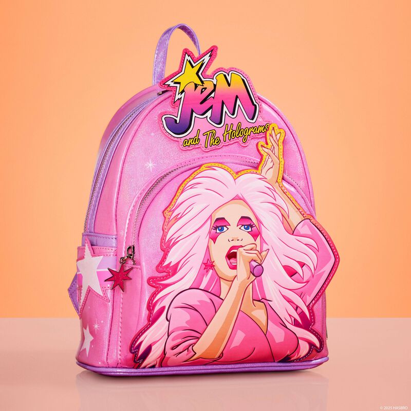 Limited Edition Jem and The Holograms Light Up Mini Backpack LFlifestyle1 view 2