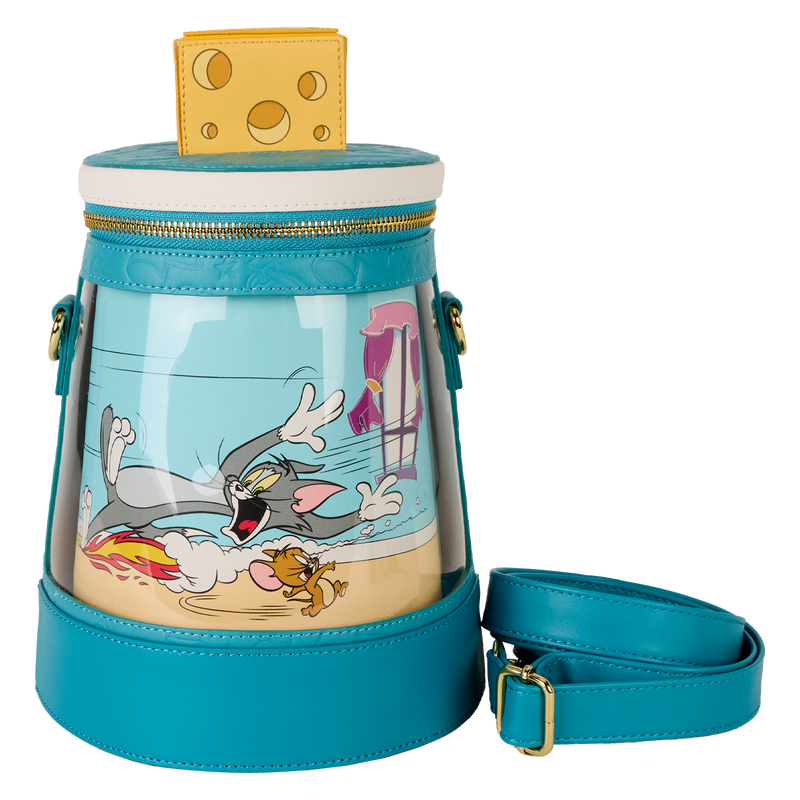 Tom and Jerry Spinning Scene Crossbody Bag, , hi-res view 3
