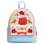 Peanuts Snoopy Doghouse Floral Gingham Mini Backpack, , hi-res view 1