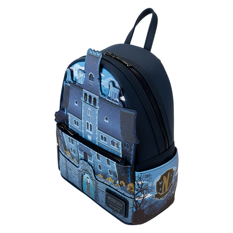 Wednesday Nevermore Academy Castle Glow Mini Backpack, , hi-res view 6