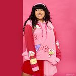 Sanrio Hello Kitty & Friends Color Block Unisex Hoodie LFlifestyle1 view 2