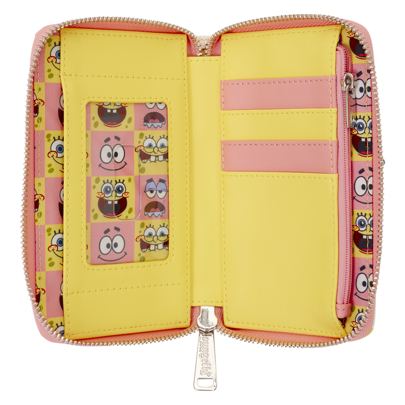 SpongeBob SquarePants & Patrick Star Checkered Zip Around Wallet, , hi-res view 5