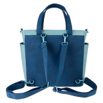 Stitch Embroidered Woven Convertible Backpack & Tote Crossbody Bag, , hi-res view 4