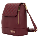 Loungefly The Lilly Red Convertible Mini Backpack & Crossbody Pin Trader Bag, , hi-res view 5