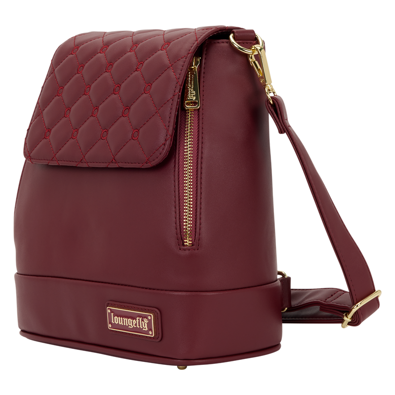Loungefly The Lilly Red Convertible Mini Backpack & Crossbody Pin Trader Bag, , hi-res view 5