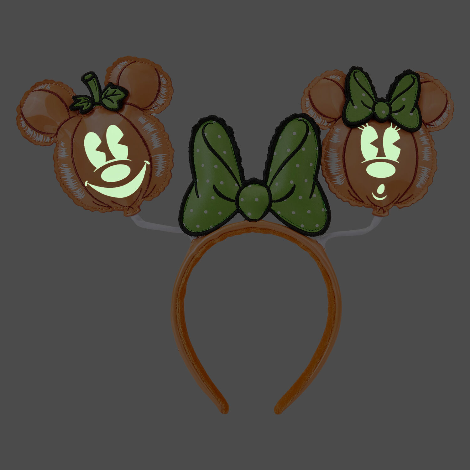 Stitch Shoppe Mickey and Minnie Mouse Pumpkin Balloon Ear Headband