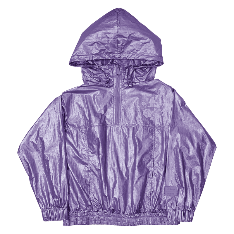 Sleeping Beauty Princess Aurora & Prince Phillip Floral Windbreaker Half-Zip Unisex Hoodie, , hi-res view 1