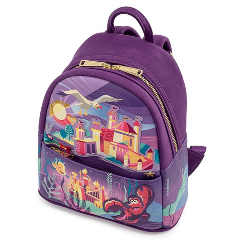 Disney The Little Mermaid Ariel Castle Mini Backpack, , hi-res view 7